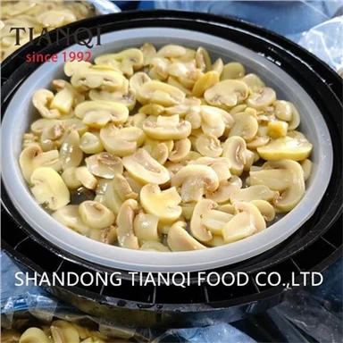 Salted Slice Champgignon Mushroom yn Drum